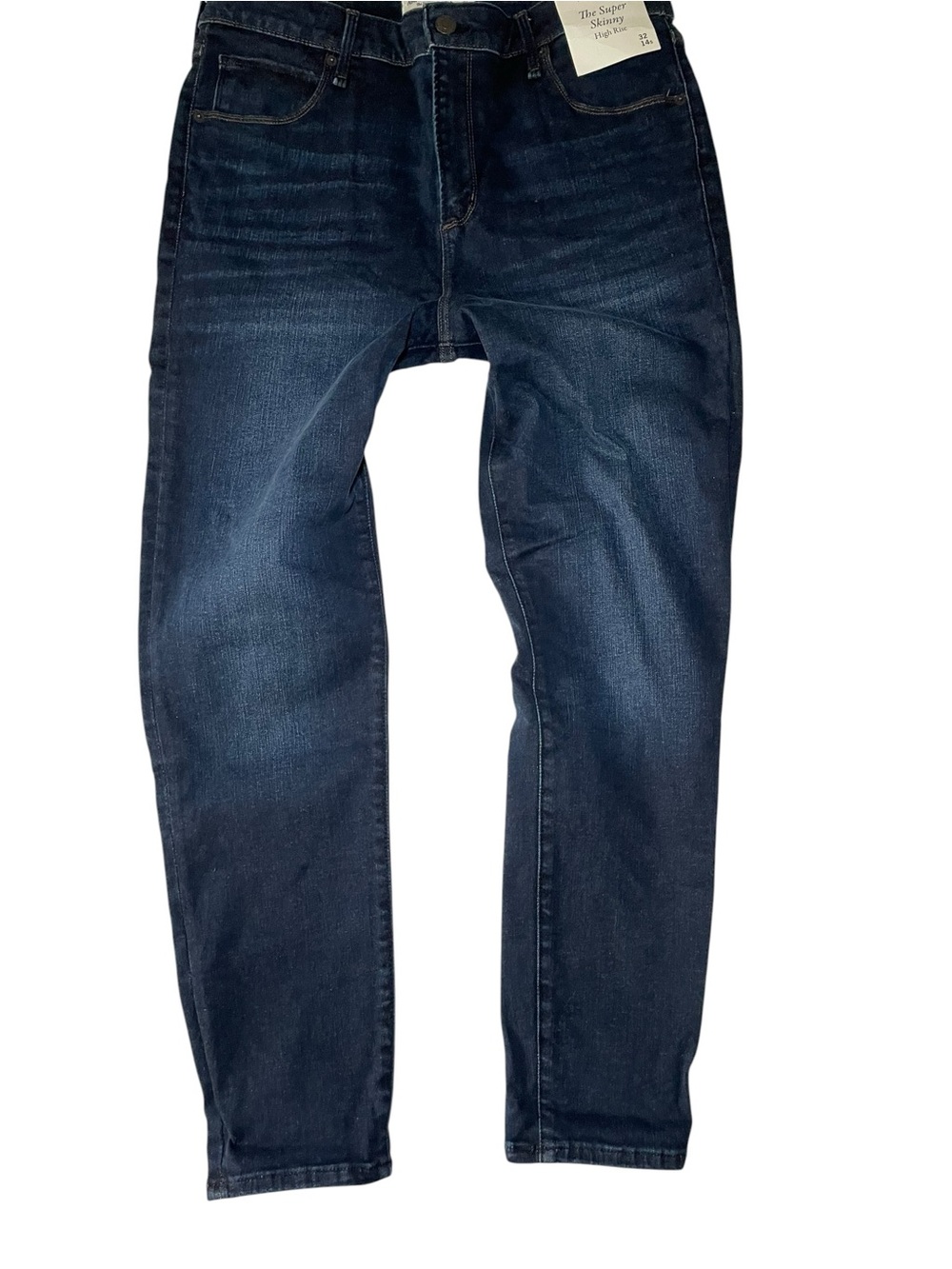 Abercrombie & Fitch The Super Skinny High Rise Jeans NWT Size 32/14 Short
